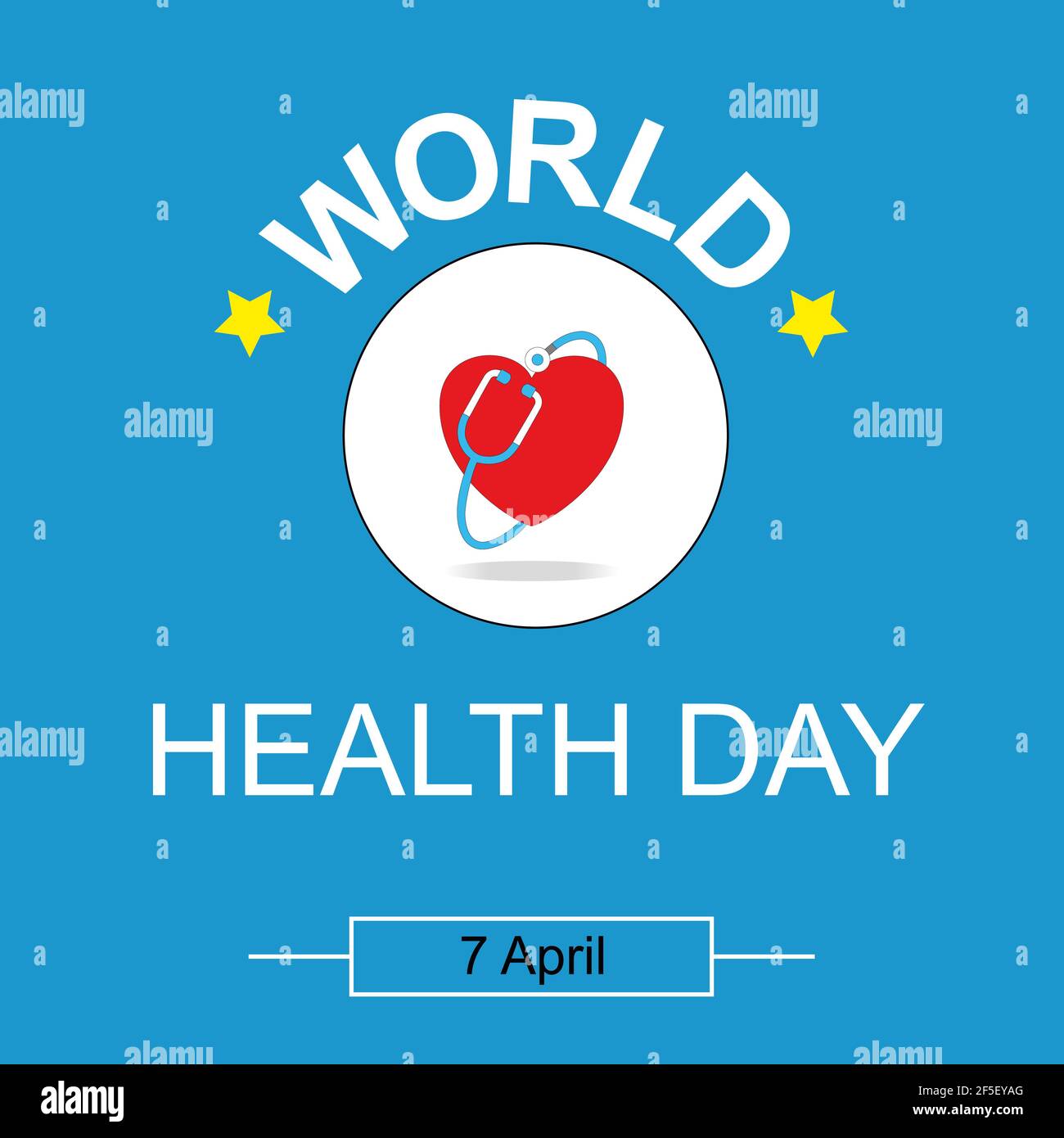 World Health Day. Healthcare, health protection and global medicine vector  poster. Illustration of world health day, international event Stock Photo -  Alamy