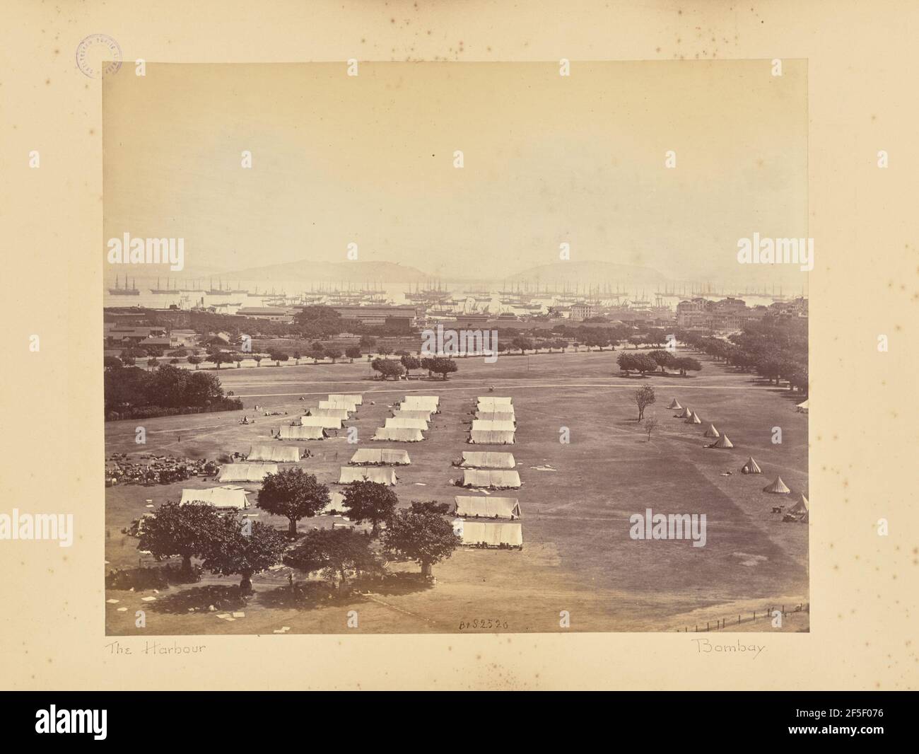 The Harbour. Bombay. Bourne & Shepherd (English, founded 1863, dissolved 2016) Stock Photo