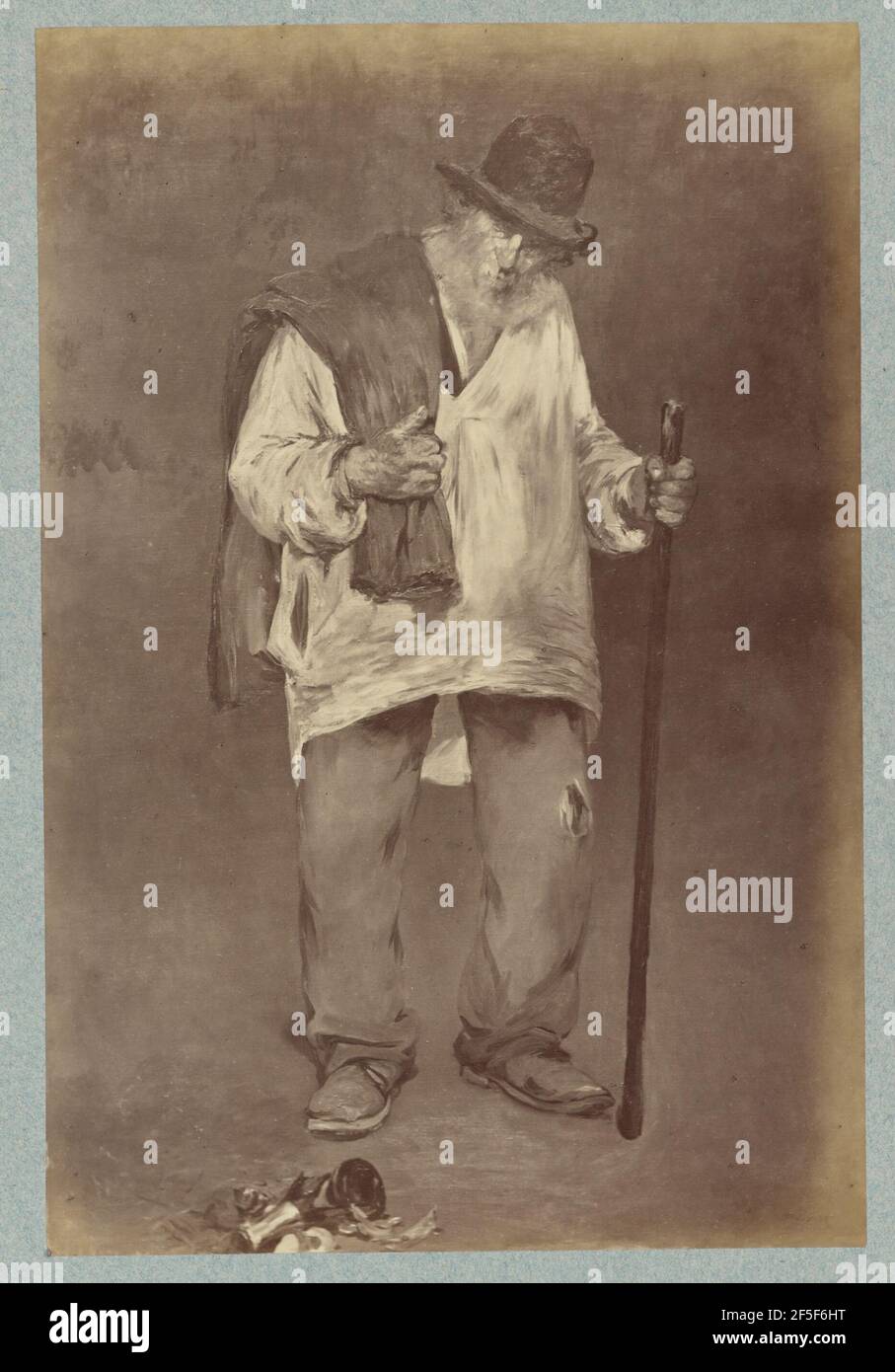 'The Ragpicker' by Manet. Anatole Godet (French, 1839 - 1887) Stock Photo