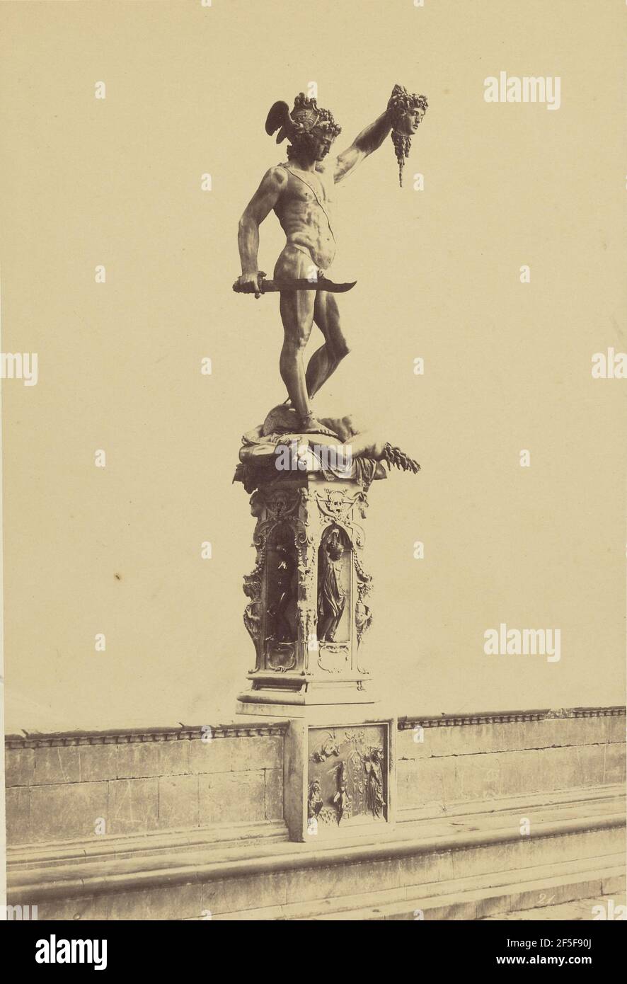 Perseus by Benvenuto Cellini. Fratelli Alinari (Italian, founded 1852) Stock Photo