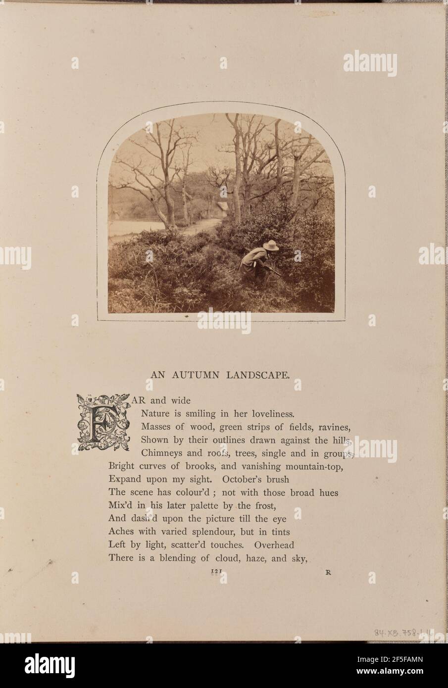 A hunter in the bushes, England. William Grundy (English, 1806 - 1859 ...