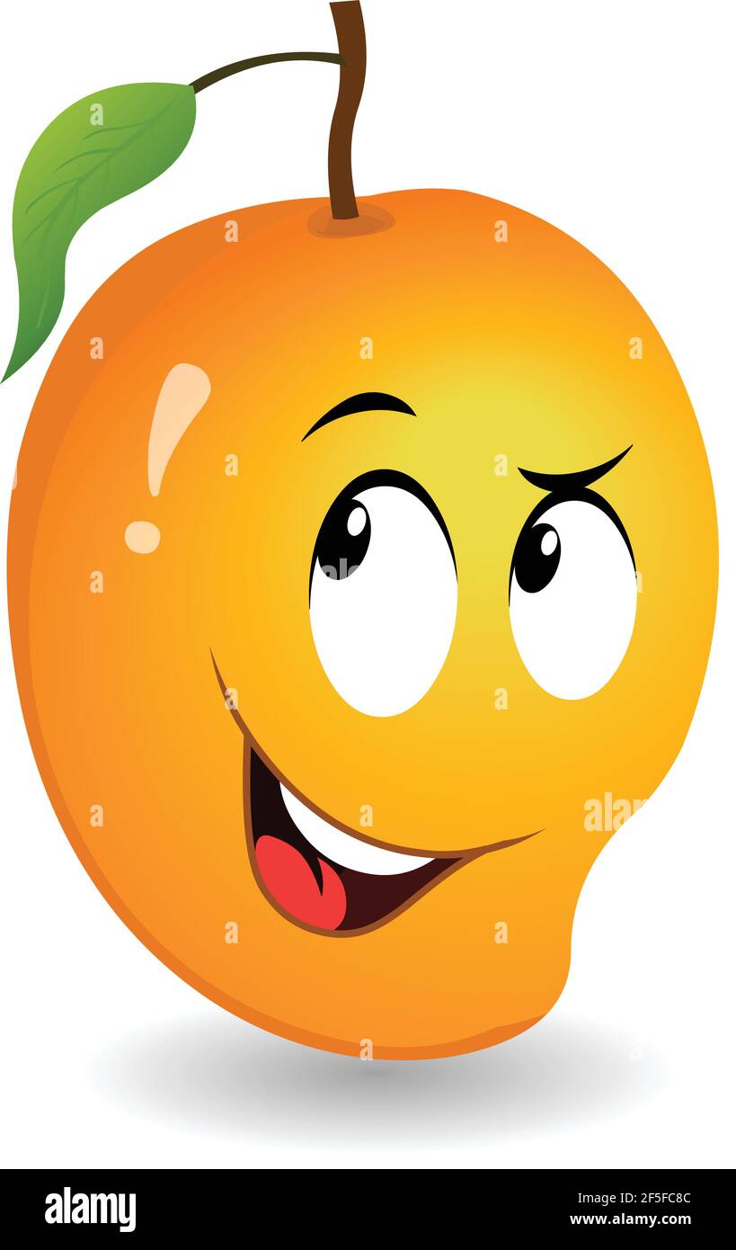 mango cartoon vector illustration isolated on white background Stock Vector  Image & Art - Alamy