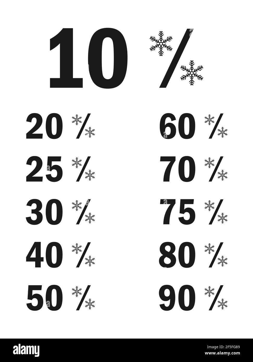 Winter sale vector banner Black and White Stock Photos & Images - Alamy