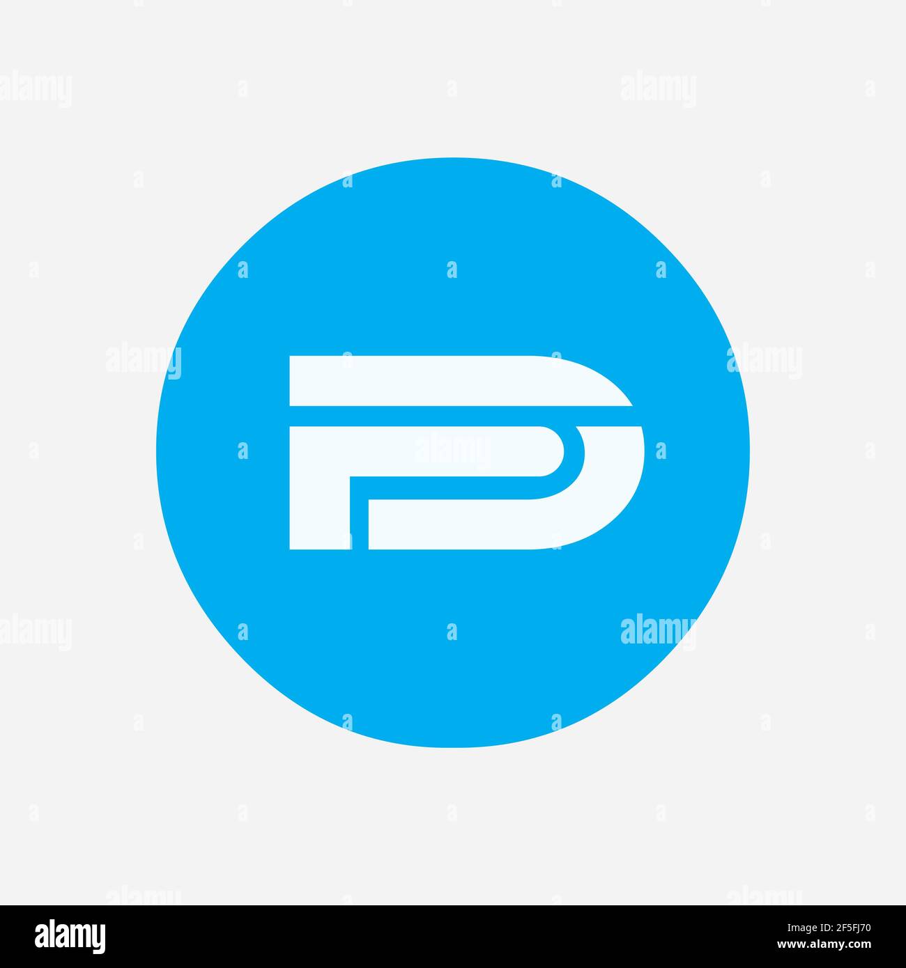 Alphabet letters Initials Monogram logo FD, DF, F and D Stock Photo - Alamy