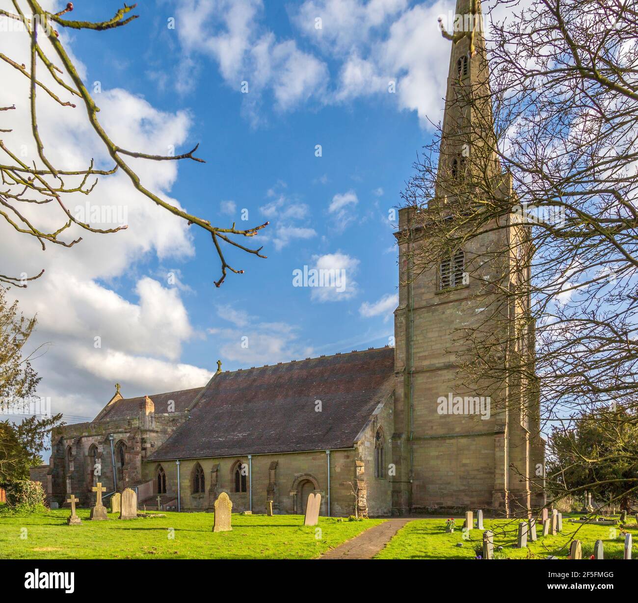 St.Cassian's Church in Chaddesley Corbett, Worcestershire, England