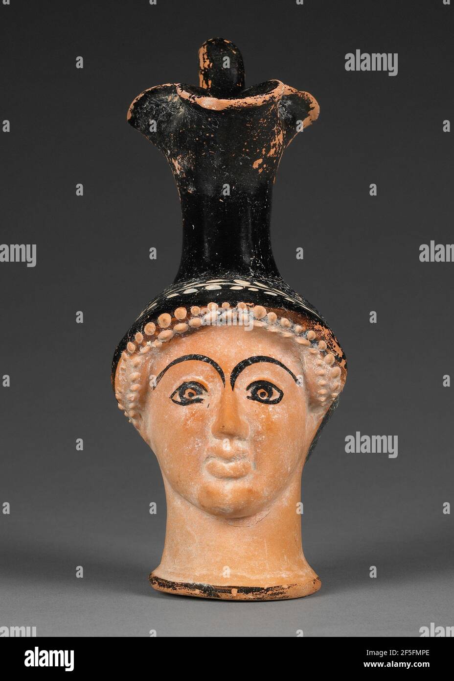 Attic Head Vase. Sabouroff Class (Greek (Attic Stock Photo - Alamy