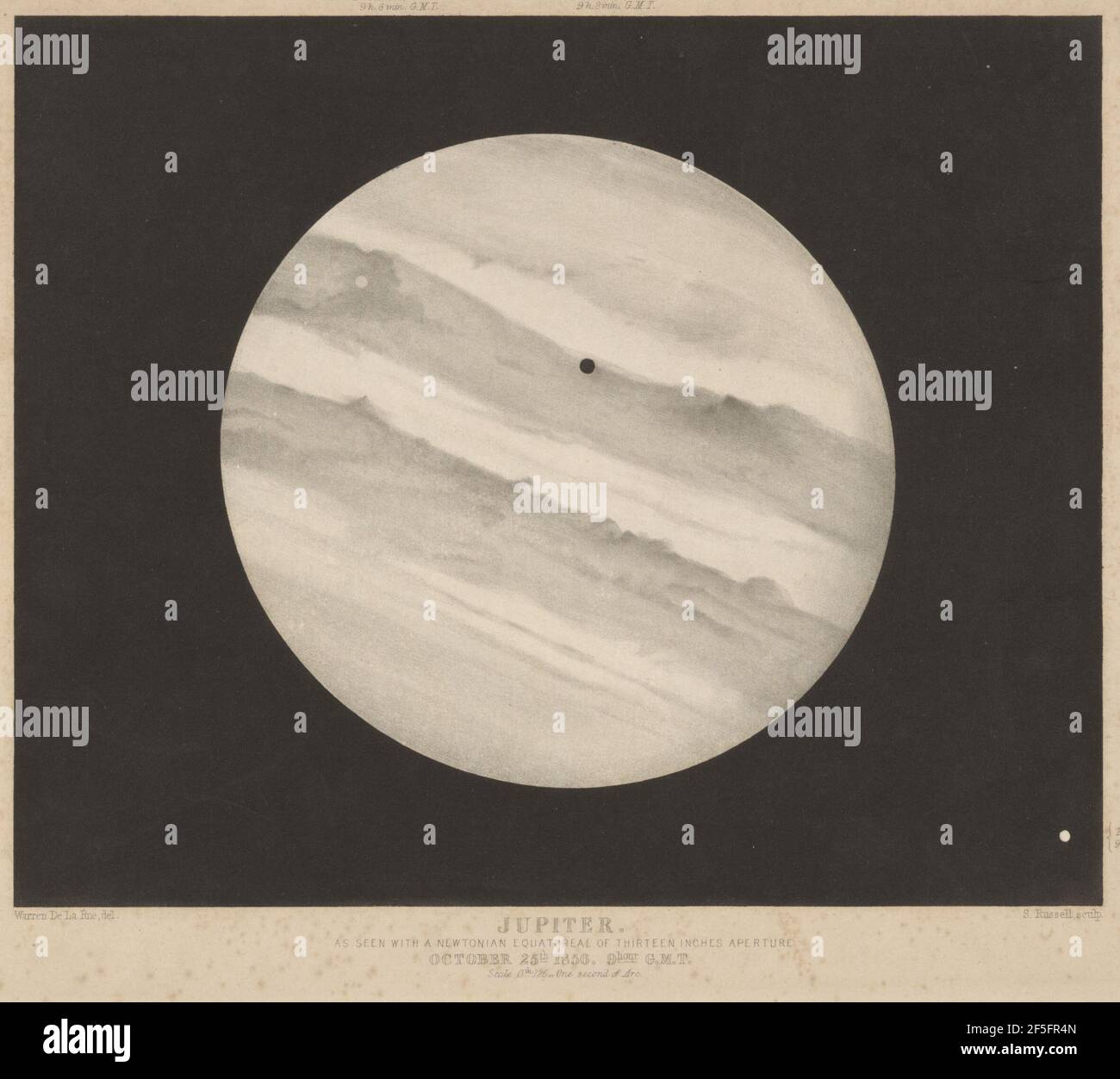 Jupiter. Warren De la Rue (British, 1815 1889 Stock Photo Alamy