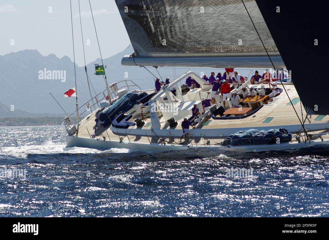 Maxi Yacht regatta in Costa Smeralda, Sardinia, Italyy Stock Photo Alamy