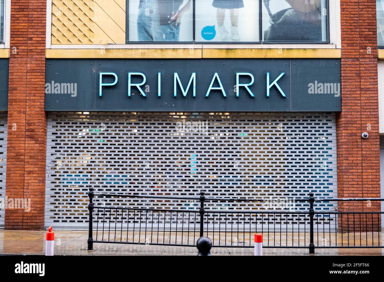 London UK, March 26 2021, Primark Department Store Closed During Covid