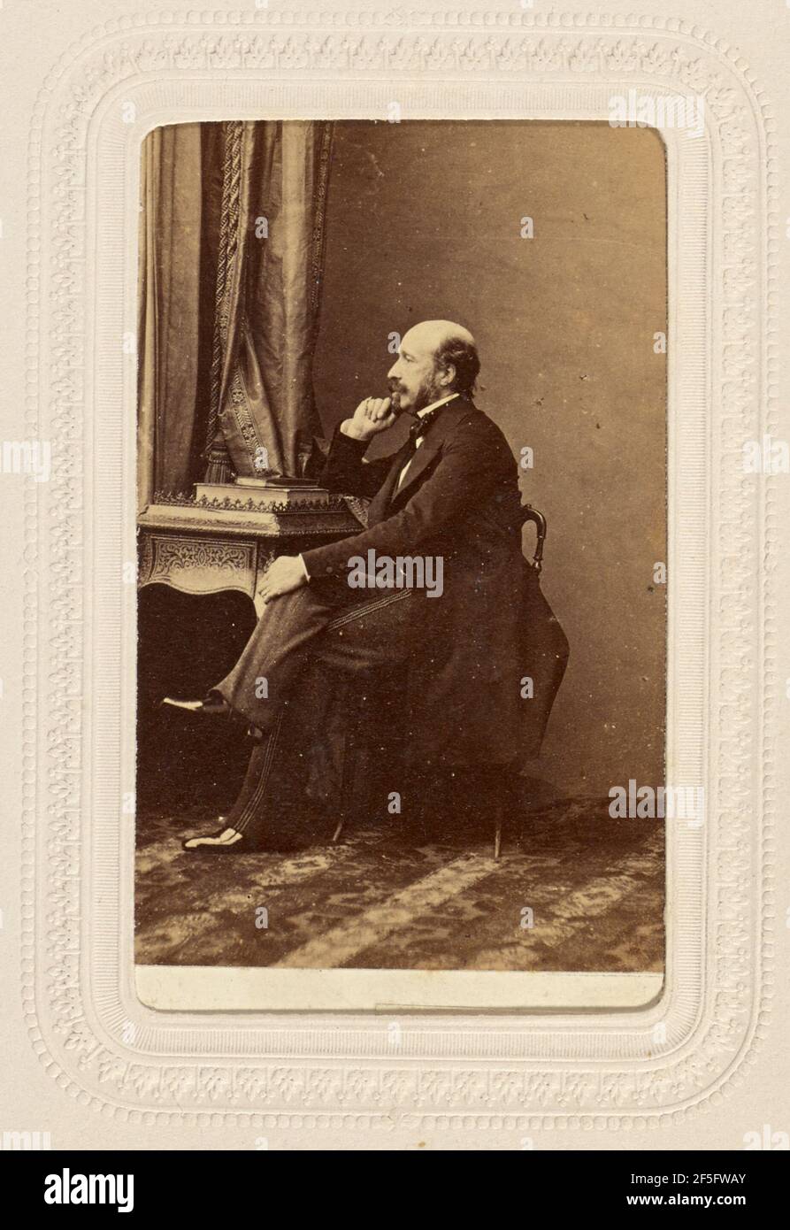 Cte de Morny Charles Auguste Louis Joseph de Morny, 1811 - 1865. Disdéri & Cie. Stock Photo
