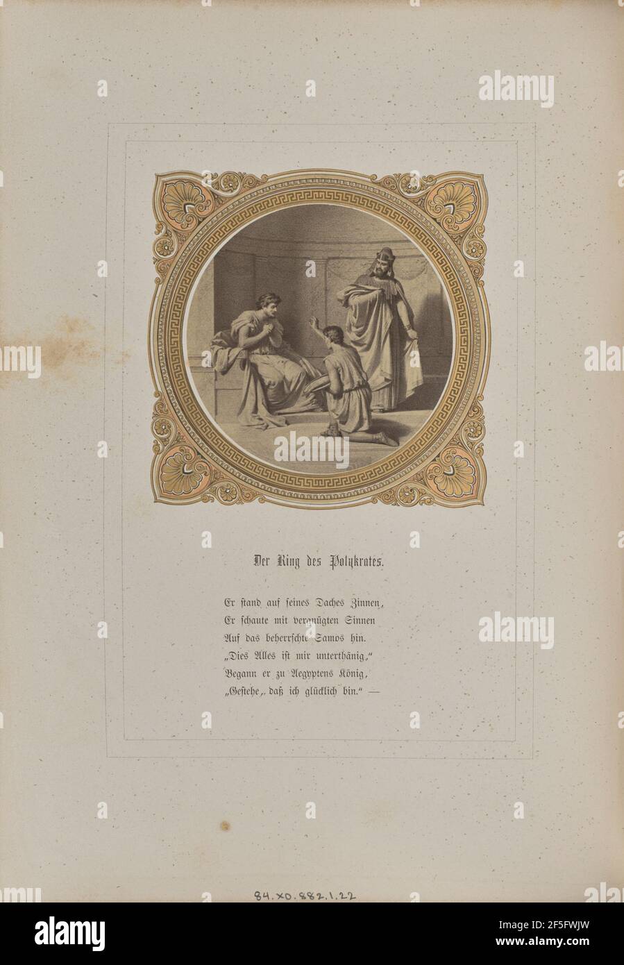 Die Ring des Polykrates. Josef Albert (German, 1825 - 1886 Stock Photo -  Alamy