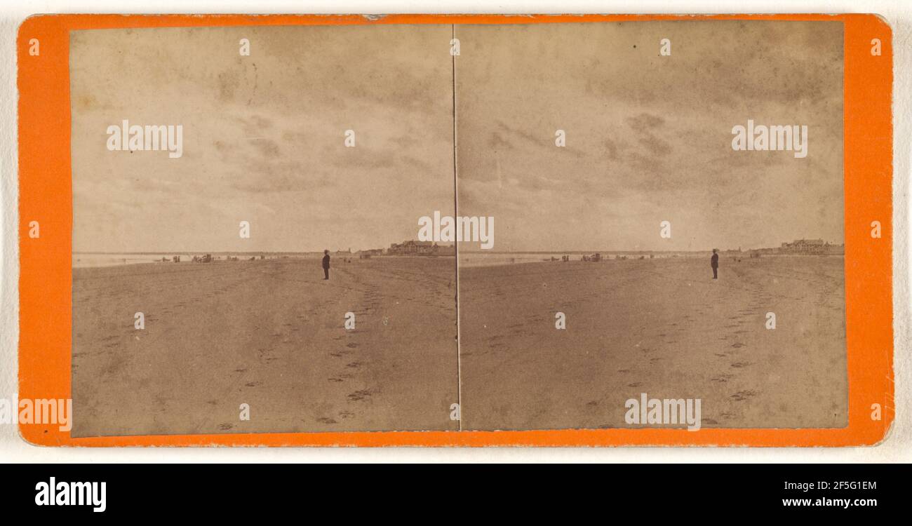 Old Orchard Beach Looking toward Biddeford Pool. A.J. Whittemore