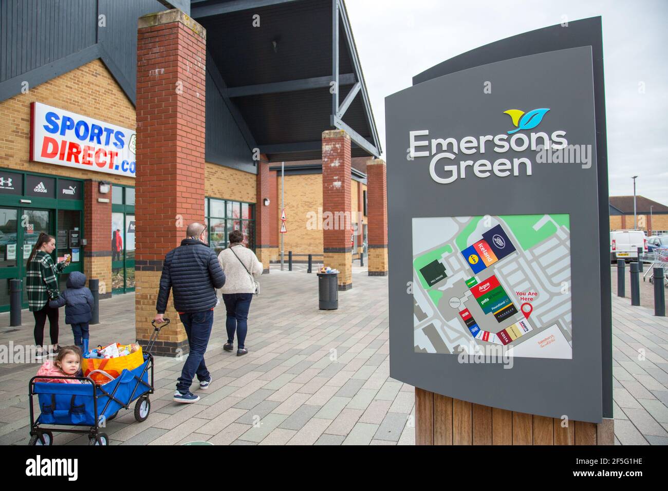Emersons Green Retail Park, Bristol Stock Photo Alamy