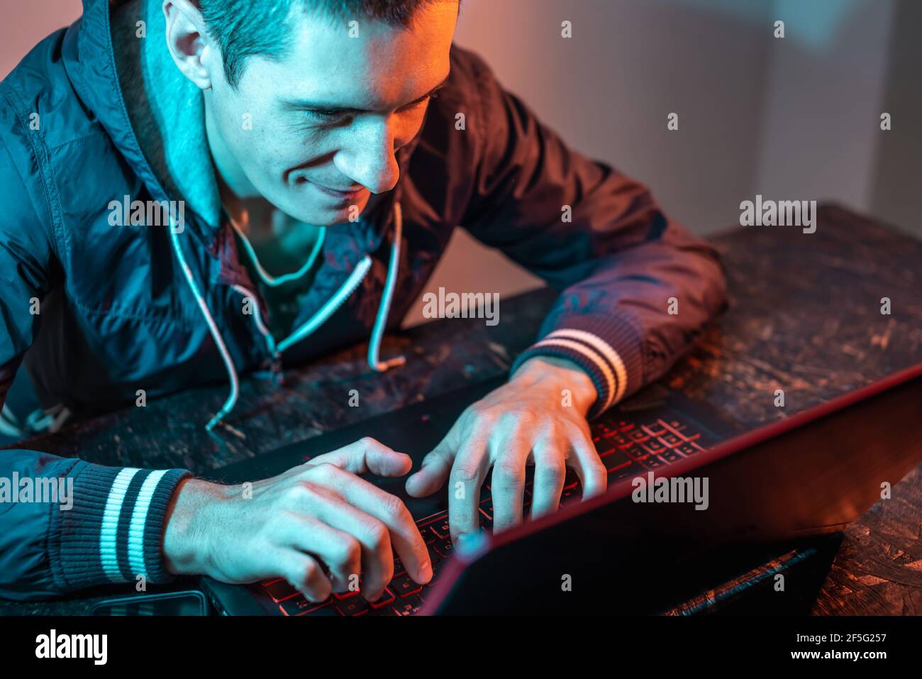 Thief male hacker in hi-res stock photography and images - Alamy