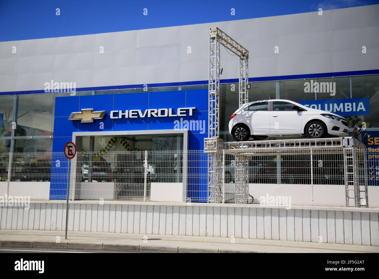 salvador, bahia, brazil february 23, 2021 Chevrolet dealership