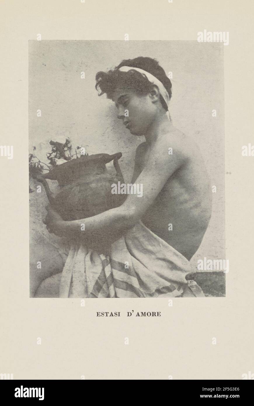 Estasi d'Amore. Baron Wilhelm von Gloeden (German, 1856 - 1931) Stock Photo