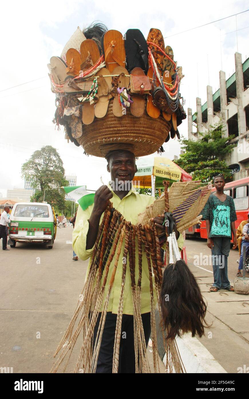 An Hausa Man selling Traditional Items, Lagos, Nigeria Stock Photo Alamy