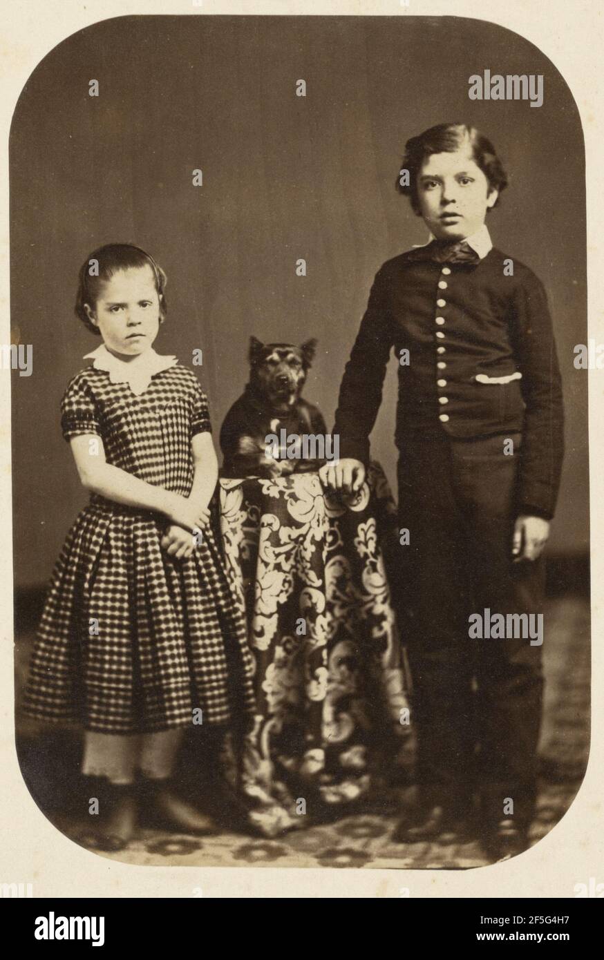 Joseph and Susanna Parrish. Frederick Gutekunst (American, 1831 - 1917) Stock Photo