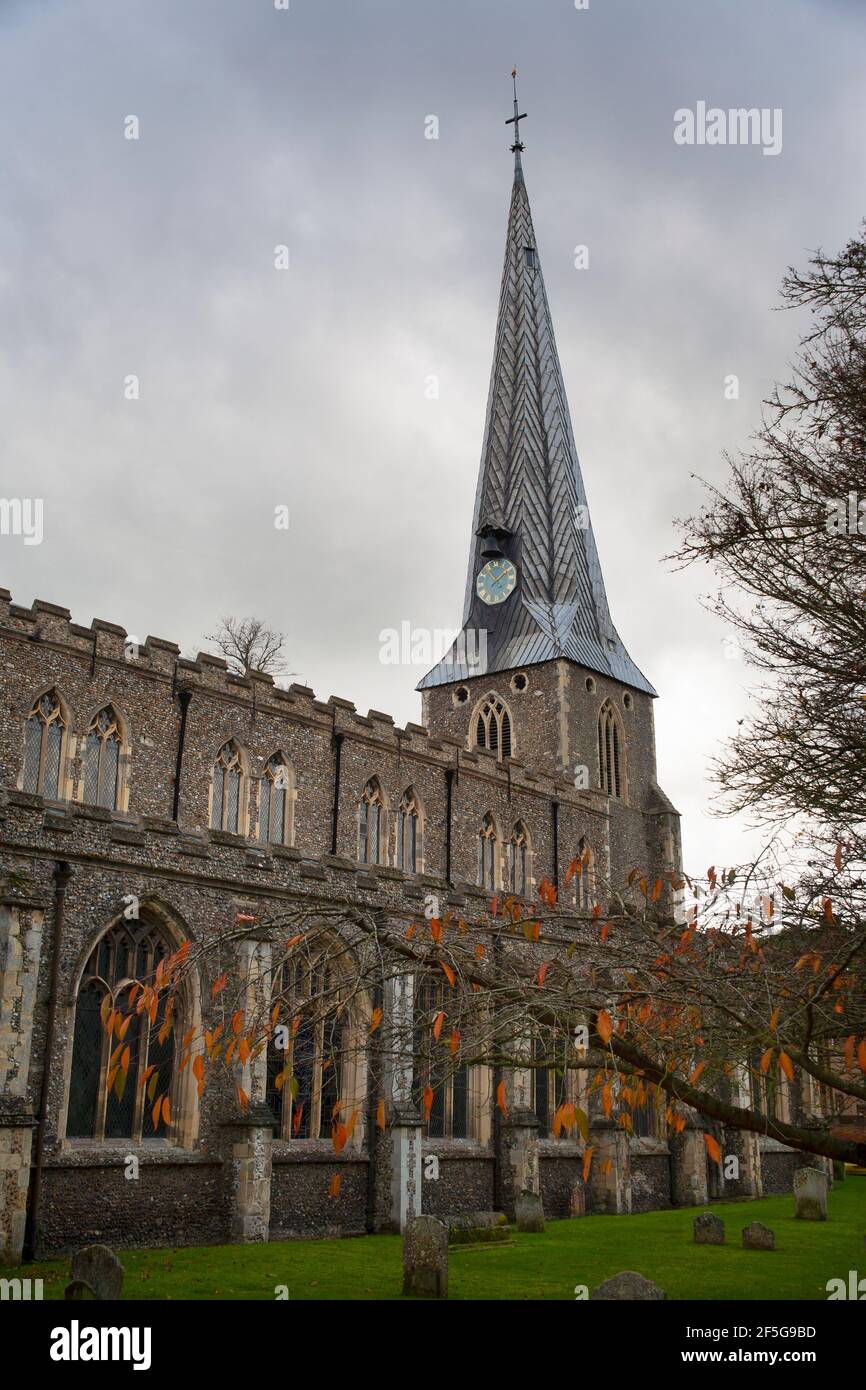 St Mary's Church, Hadleigh, Suffolk. Stock Photo