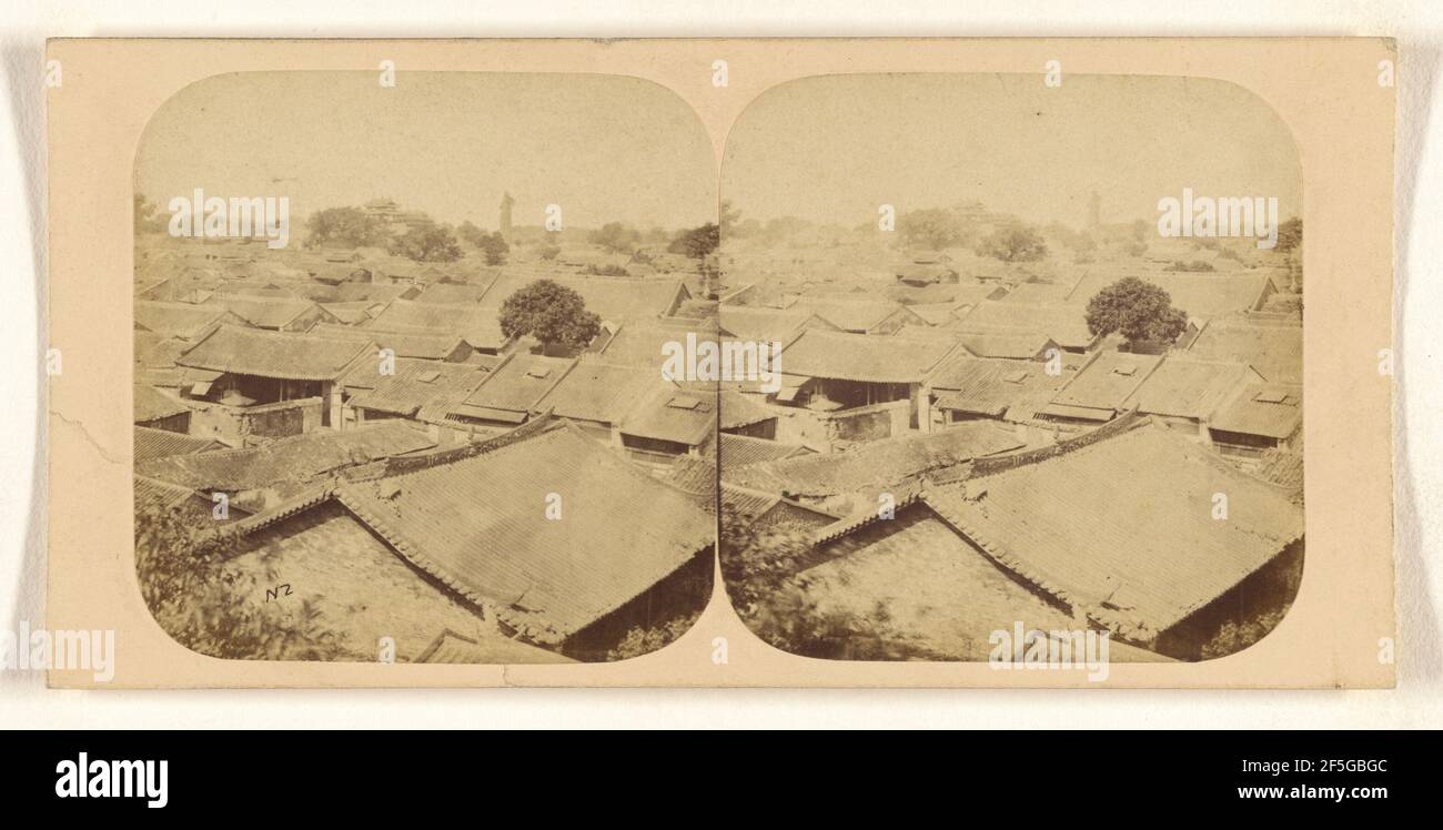 Canton. Panorama, Taken from The South Gate Stock Photo Alamy