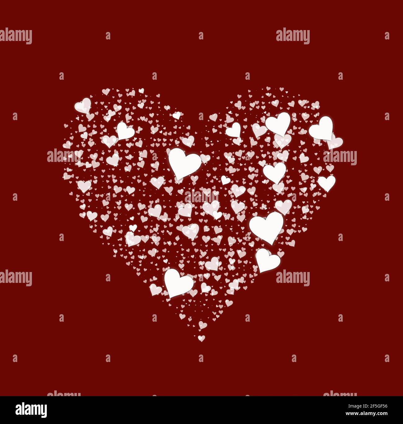 Big White Heart With Eyes Tee