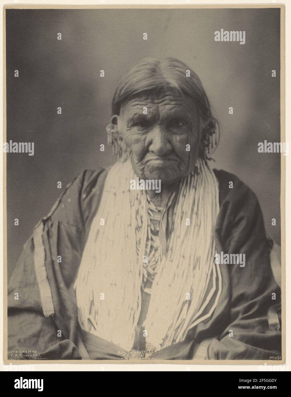 Mrs. Joseph Street, Winnebago Stock Photo Alamy