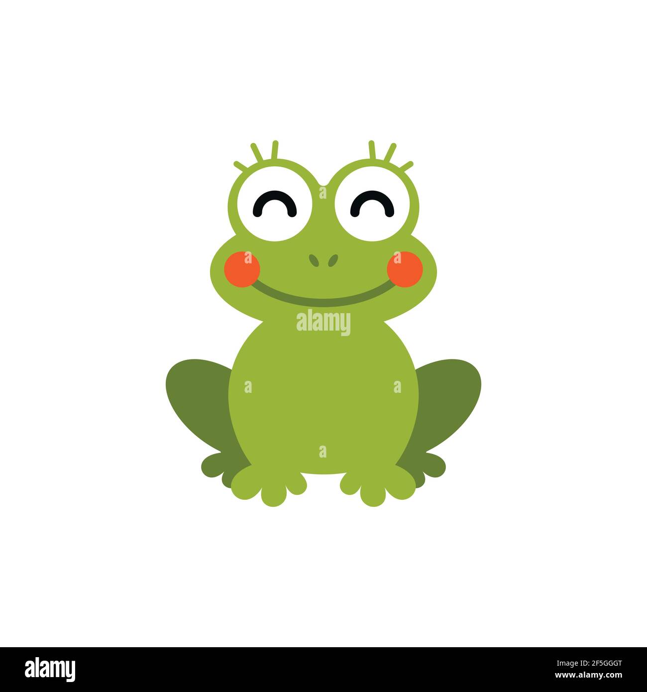 Little frog. Vector illustration of a cute little frog Stock Vector Image &  Art - Alamy