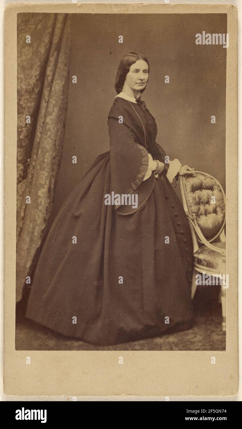 Georgie Sinclair, Daughter of Sir John Sinclair of Stevenson. James G. Tunny (Scottish, 1820 - 1887) Stock Photo