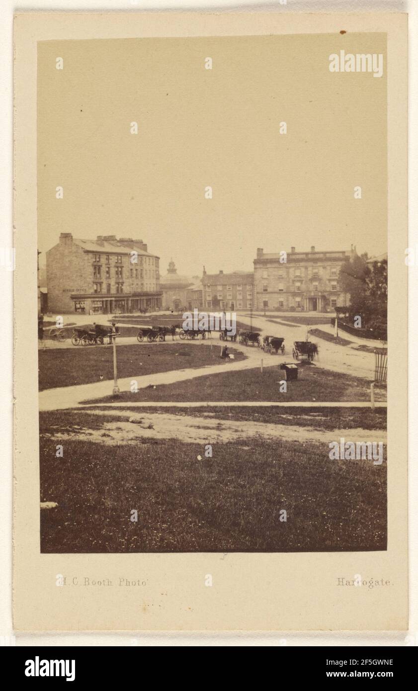 The View Harrogate Oct. 1, 1865. H.C. Booth (British, active 1860s) Stock Photo