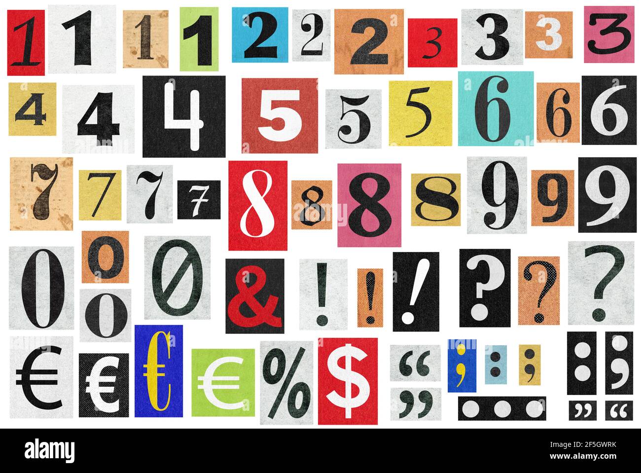 Newspaper Magazine Alphabet Letters Numbers High Resolution Stock Photography And Images Alamy