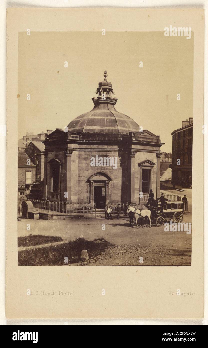 Pump Room, Harrogate.. H.C. Booth (British, active 1860s) Stock Photo