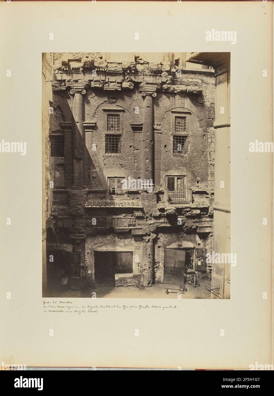 The Theater of Marcellus. Possibly James Anderson (British, 1813 1877 Stock Photo Alamy