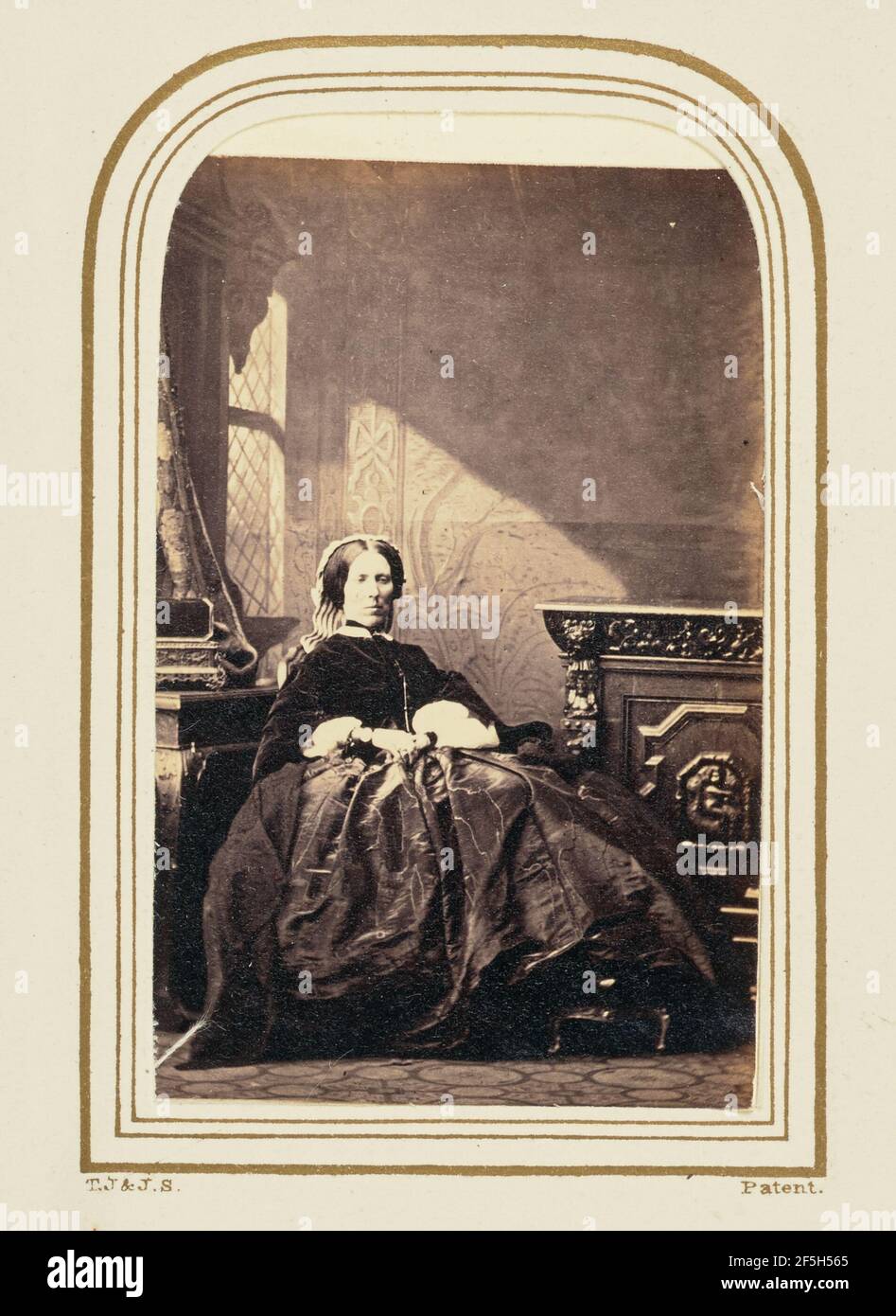 Mrs. Mundy. Camille Silvy (French, 1834 - 1910 Stock Photo - Alamy