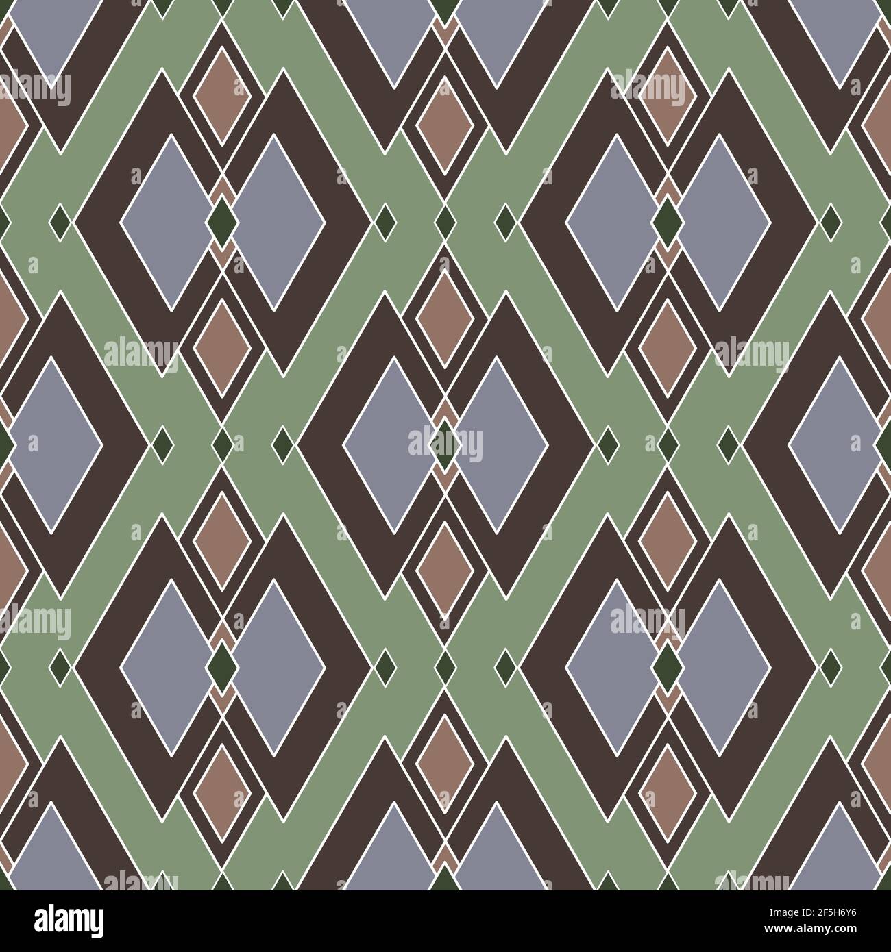 seamless background with geometric pattern. colored rhombuses. vector. Stock Vector