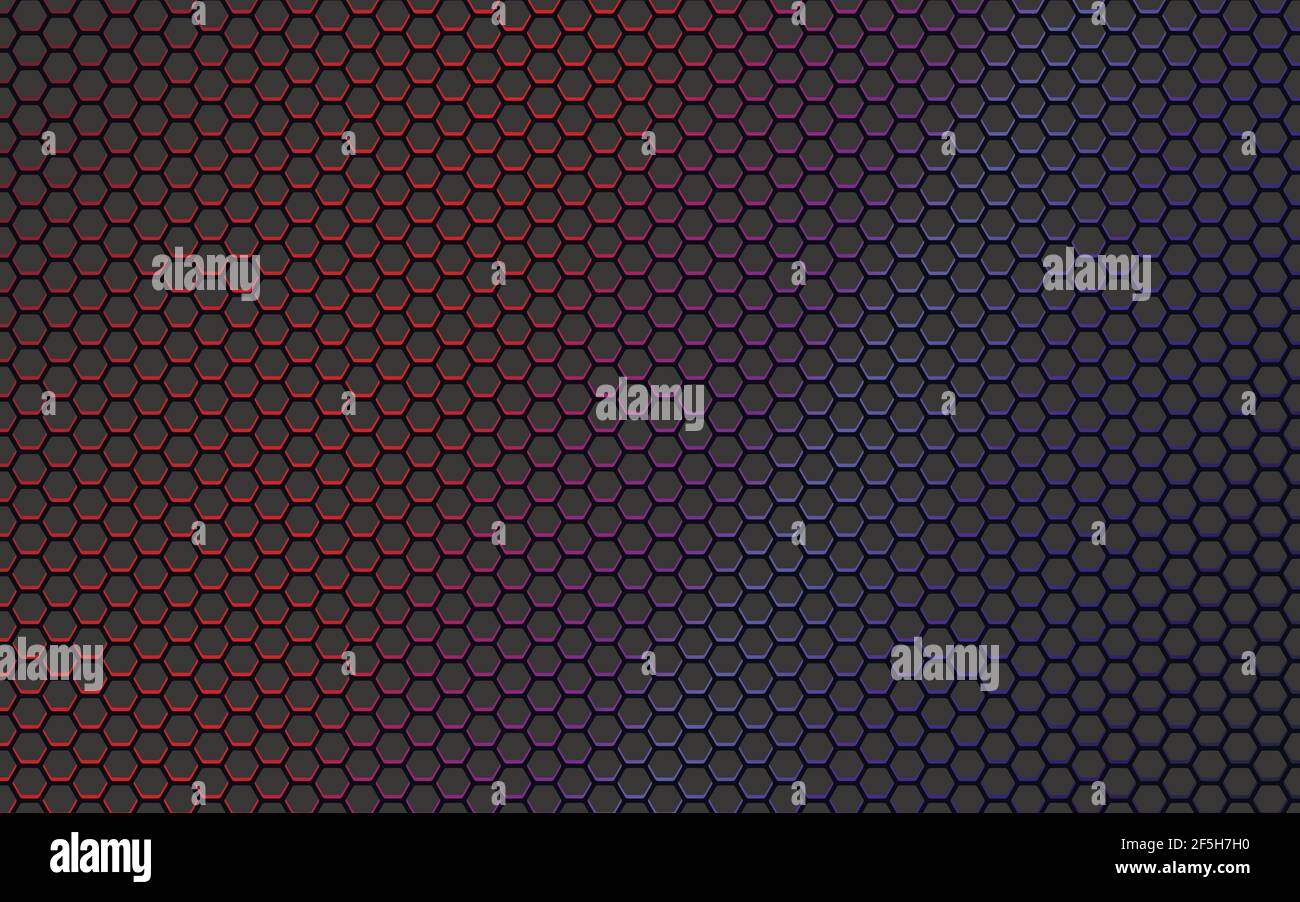 Abstract hexagon background , Technology polygonal concept. Vector illustration. Stock Vector
