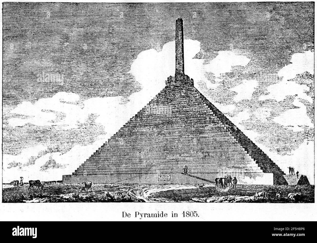 Pyramide Austerlitz 1805. Stock Photo