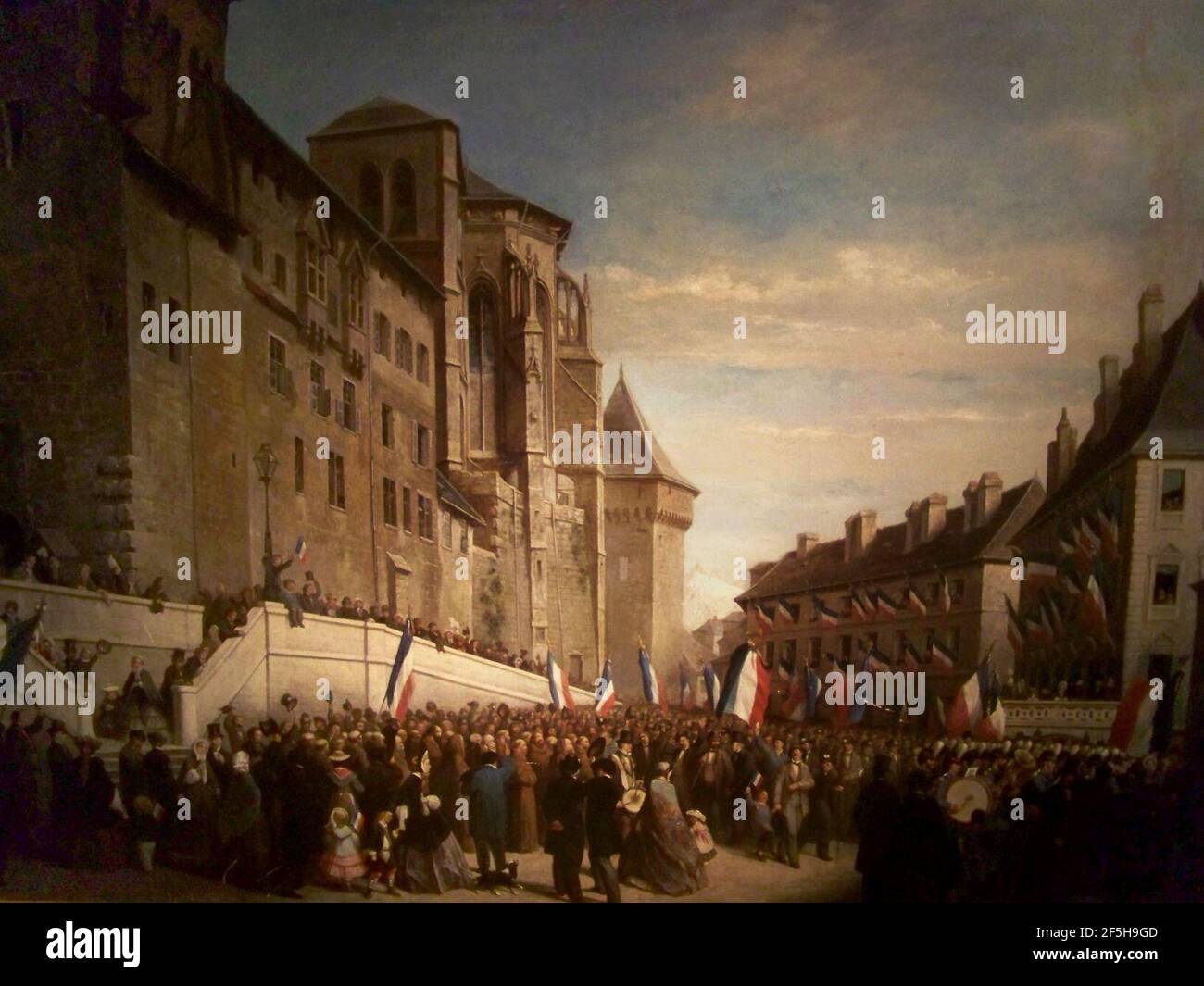 Rattachement SavoieFrance Chambéry (1860 Stock Photo Alamy