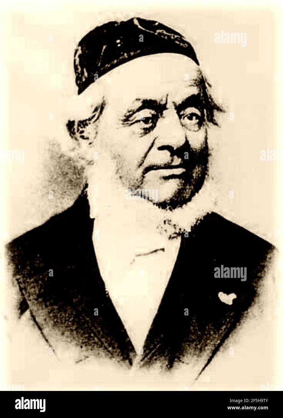 Rabbiner Wolf Landau. Stock Photo