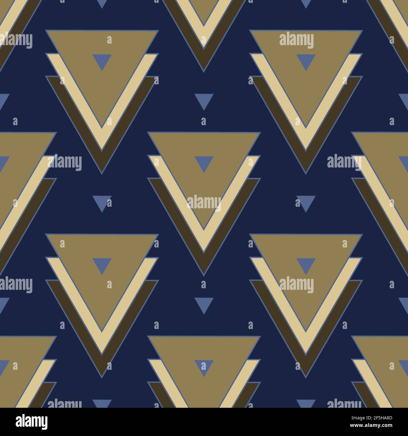 seamless pattern from many triangles. male pattern. vector Stock Vector