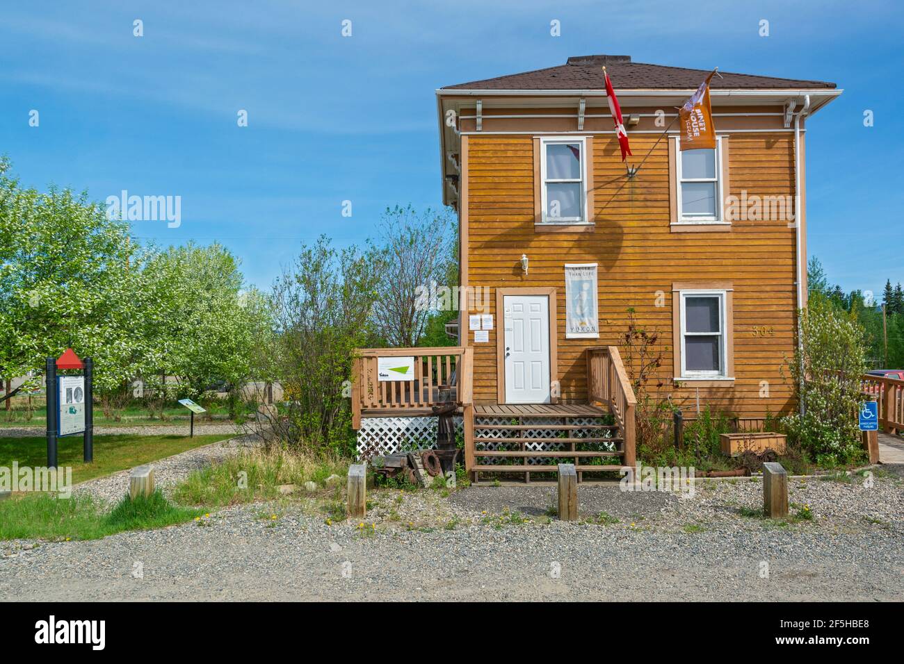 Canada, Yukon, Mayo, House Interpretive Centre, originally a