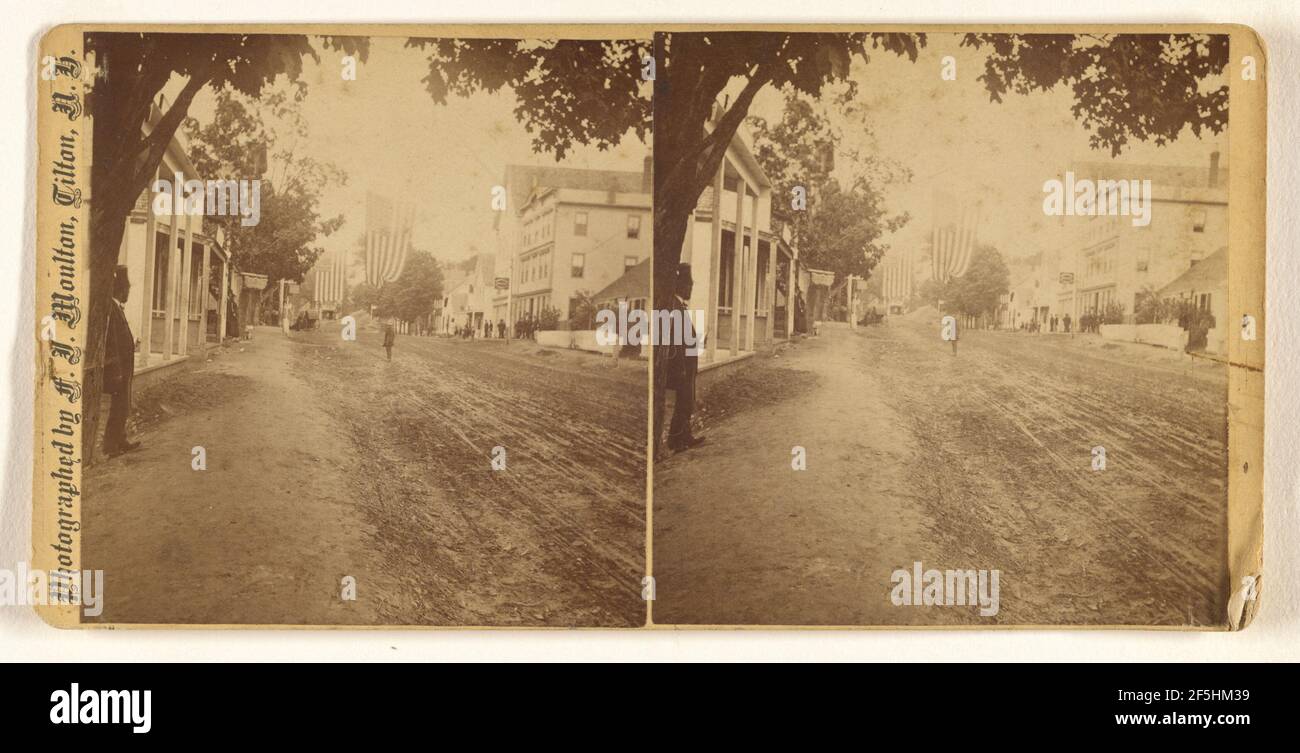 Street view of Tilton, New Hampshire. Francis J. Moulton (American