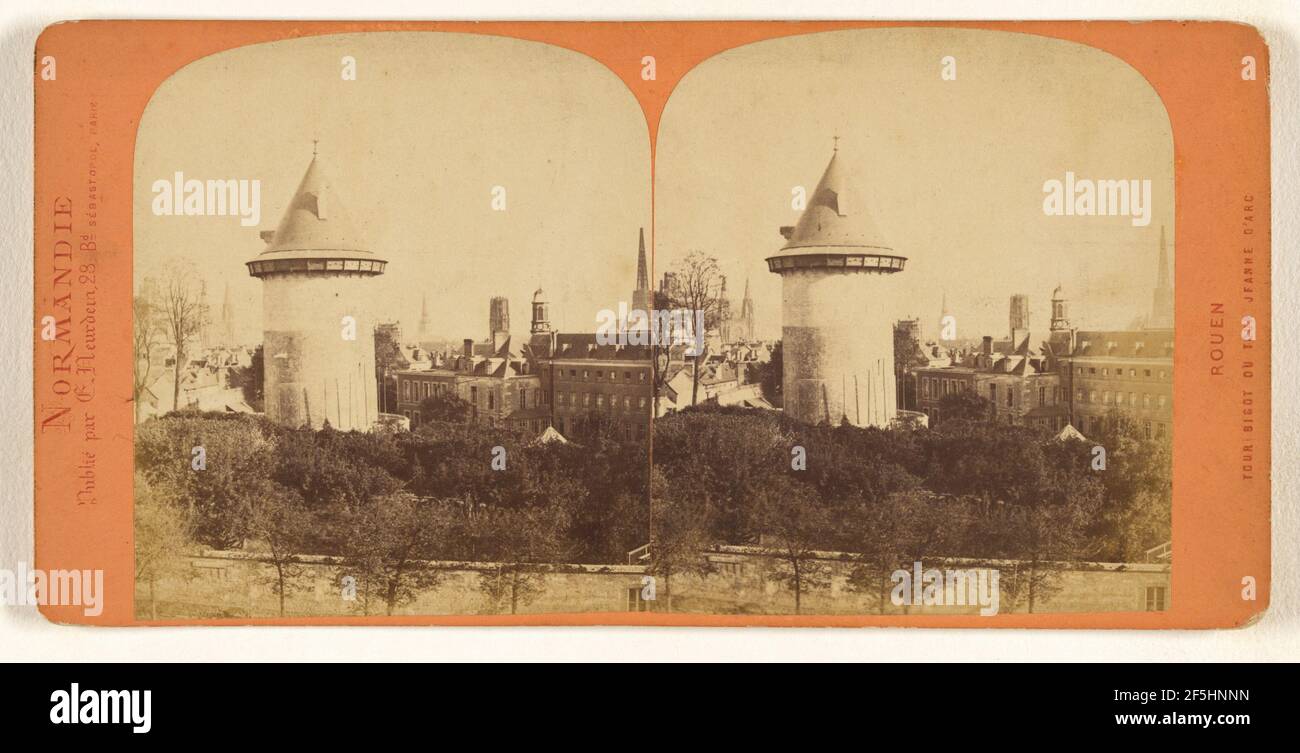 France Normandy Alencon Maison d'Ozé Basilica old Photo Neurdein 1890