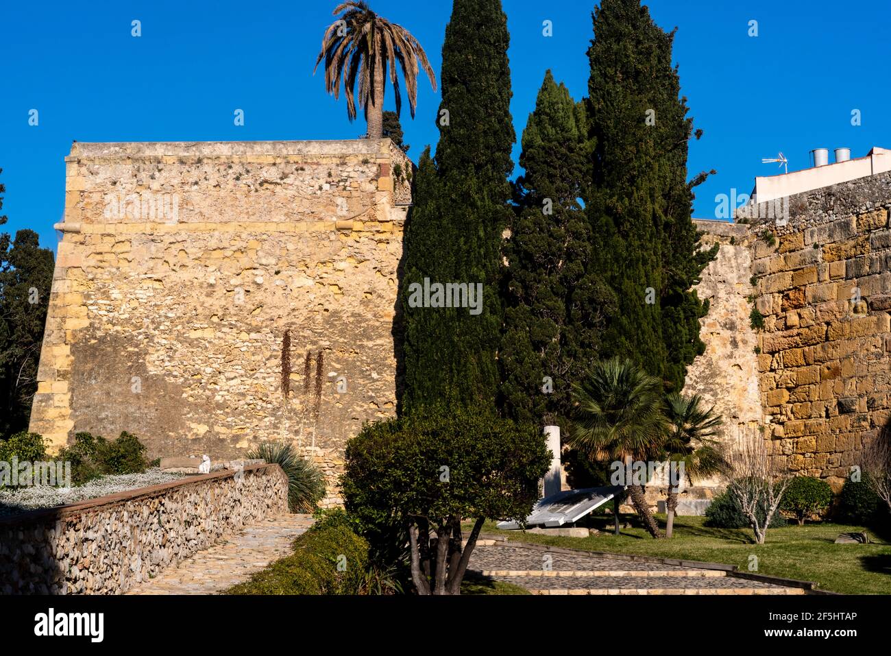 Roman wall of Tarragona, Tarraco, Catalonia, Spain. UNESCO World