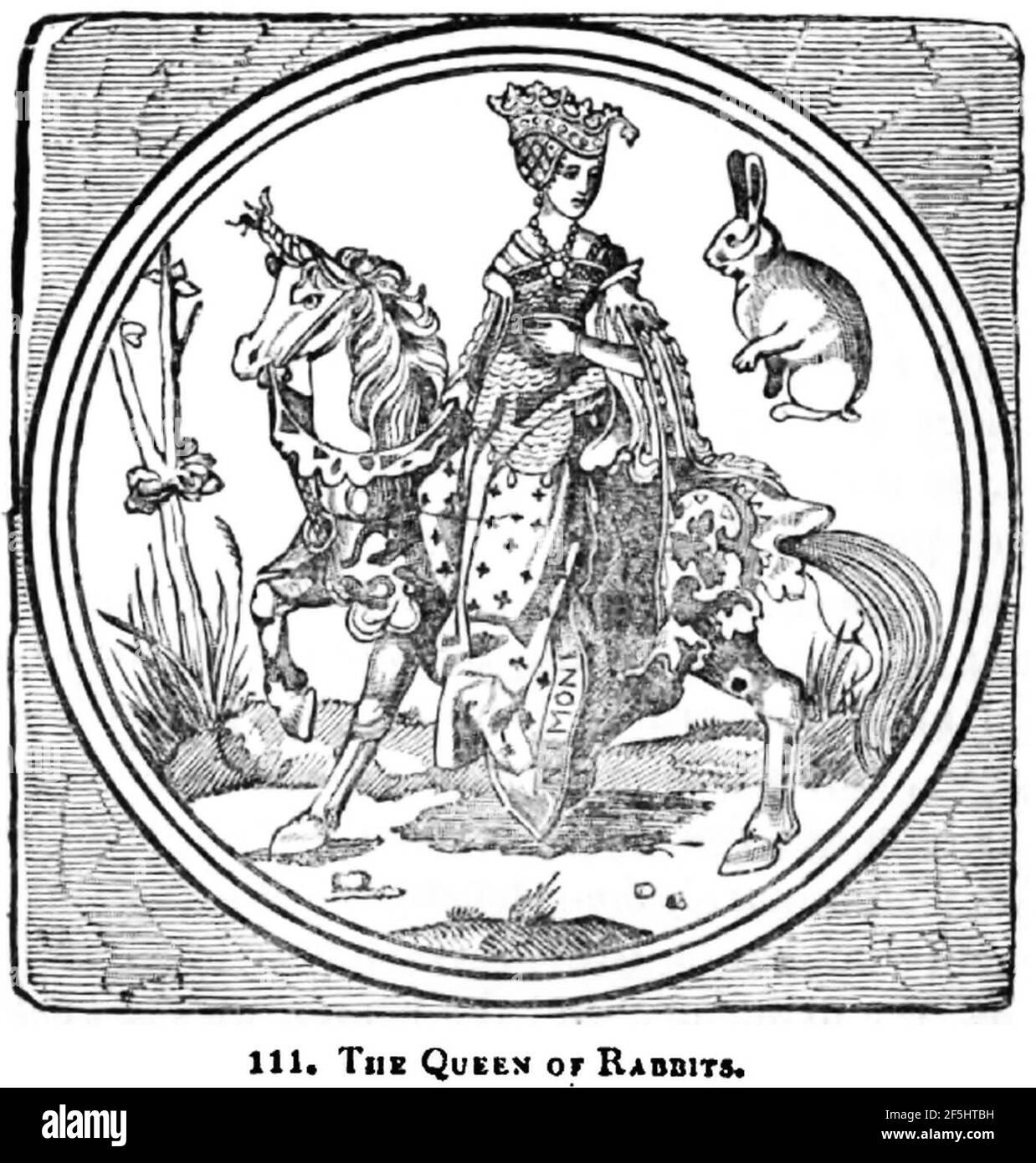 The Rabbit Queen Queen of Rabbits (Joseph Strutt Stock Photo - Alamy
