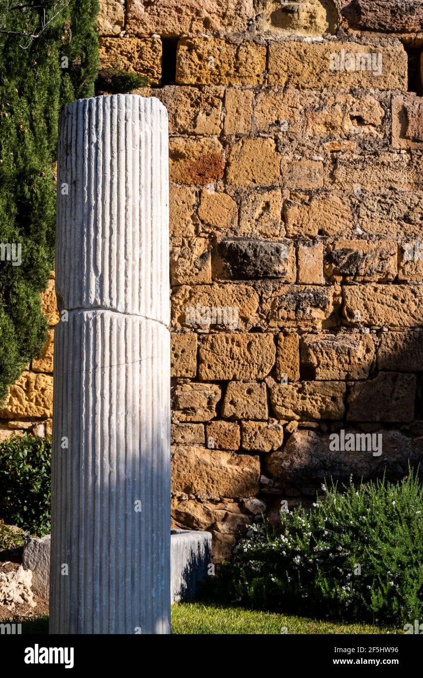 Roman wall of Tarragona, Tarraco, Catalonia, Spain. UNESCO World