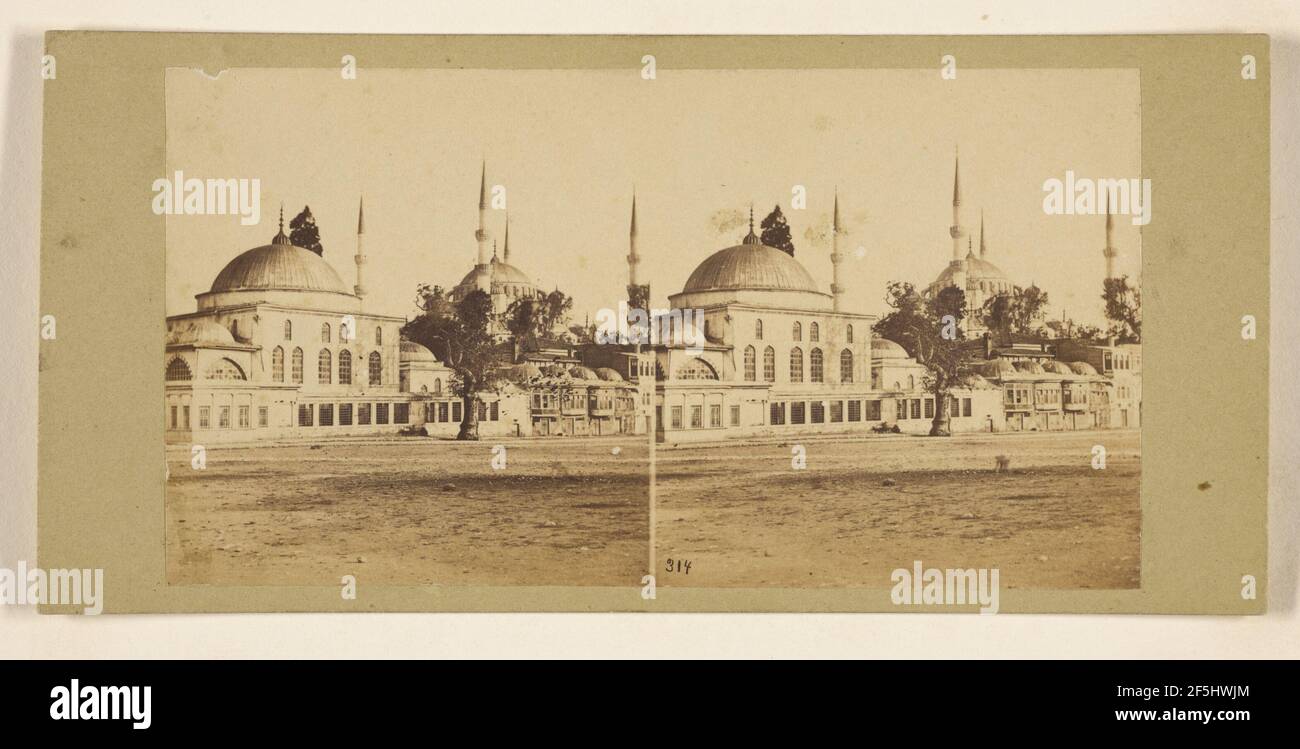 La mosquee d'Achmet, a Constantinople.. Attributed to Francis Frith ...