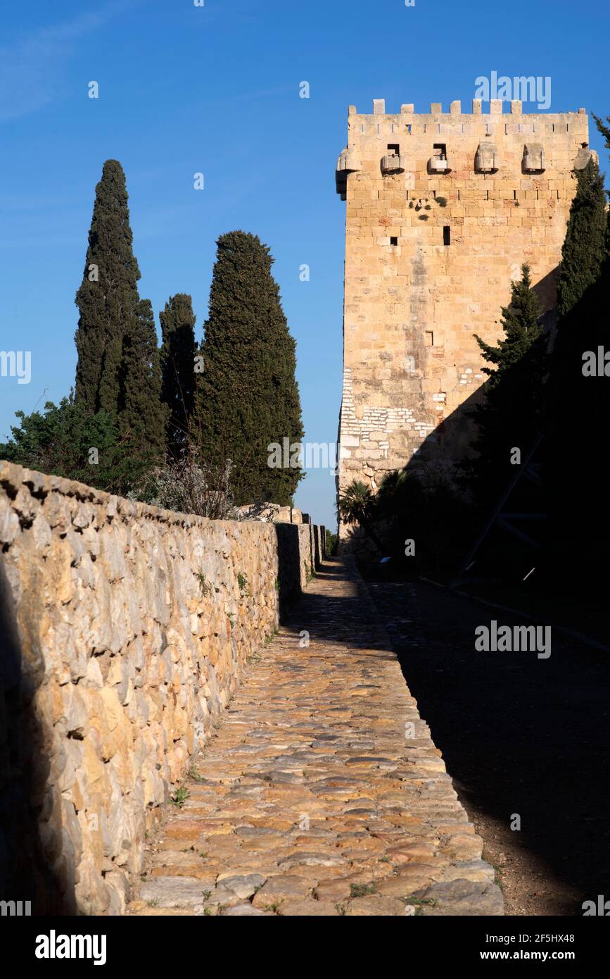 Roman wall of Tarragona, Tarraco, Catalonia, Spain. UNESCO World