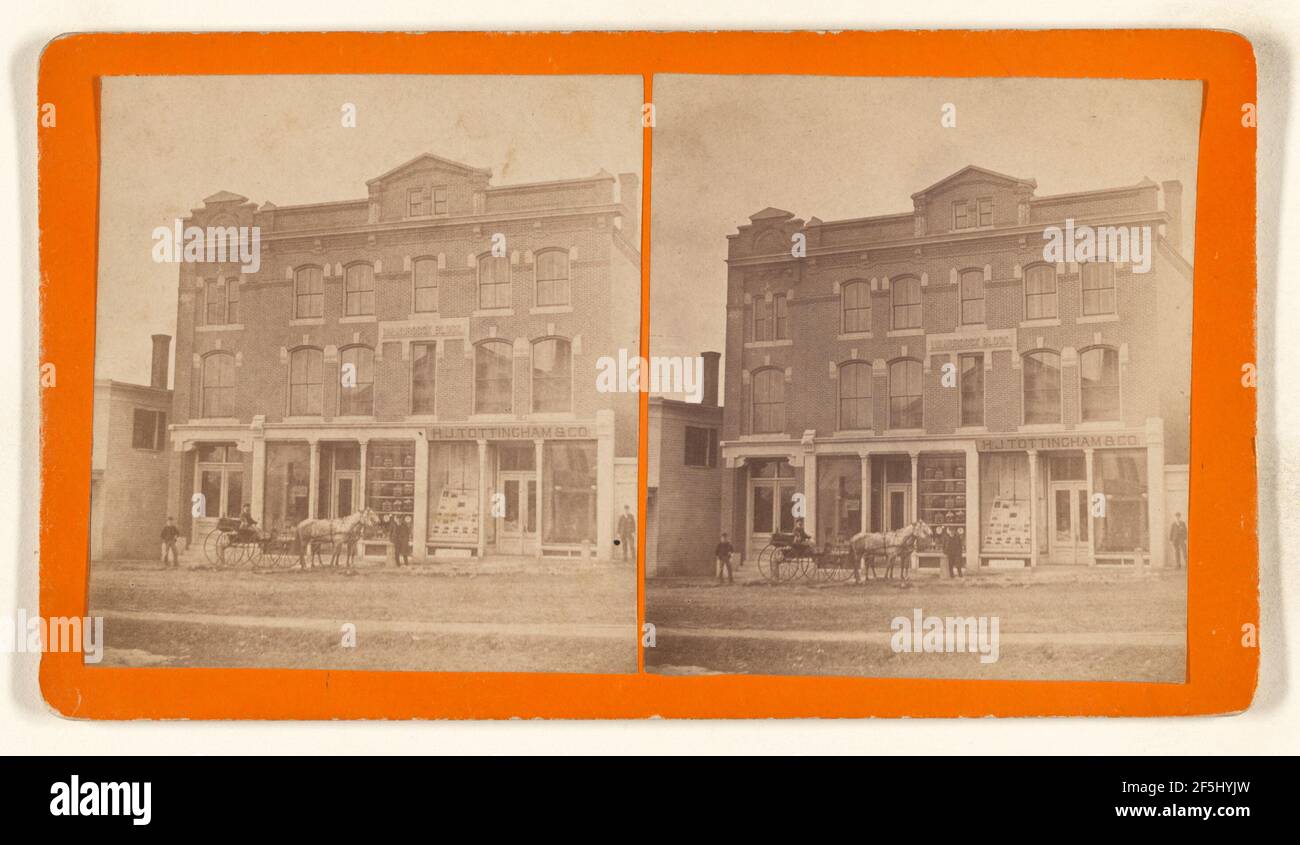 View of H.J. Tottingham Co. in the I.M. Murdock Block building