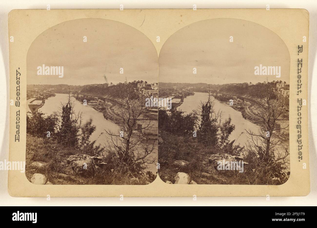 Lehigh River & L. & L. R. Road, Easton, Penna.. J.R. Knecht (American