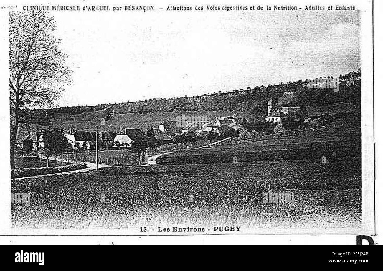 Pugey, vue générale Stock Photo Alamy